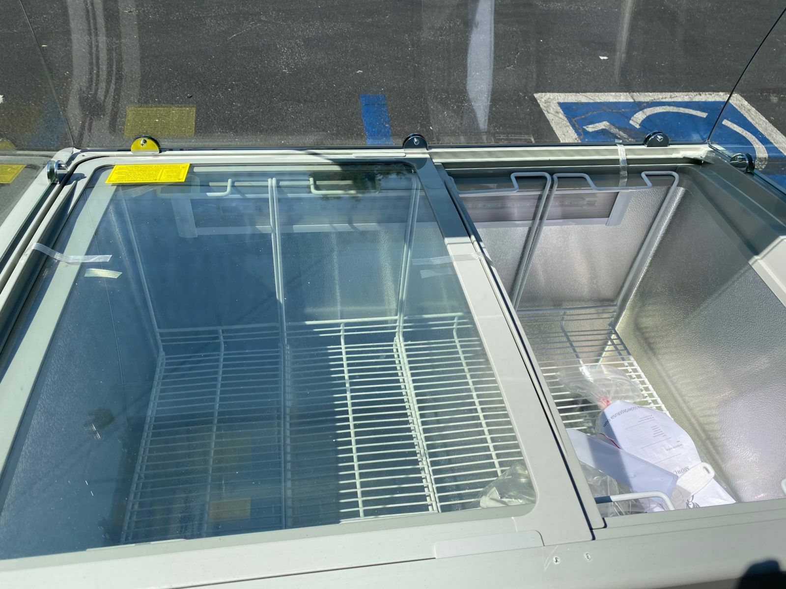NEW 40″ Ice Cream Popsicle Freezer Chest Showcase Display Commercial NSF GL