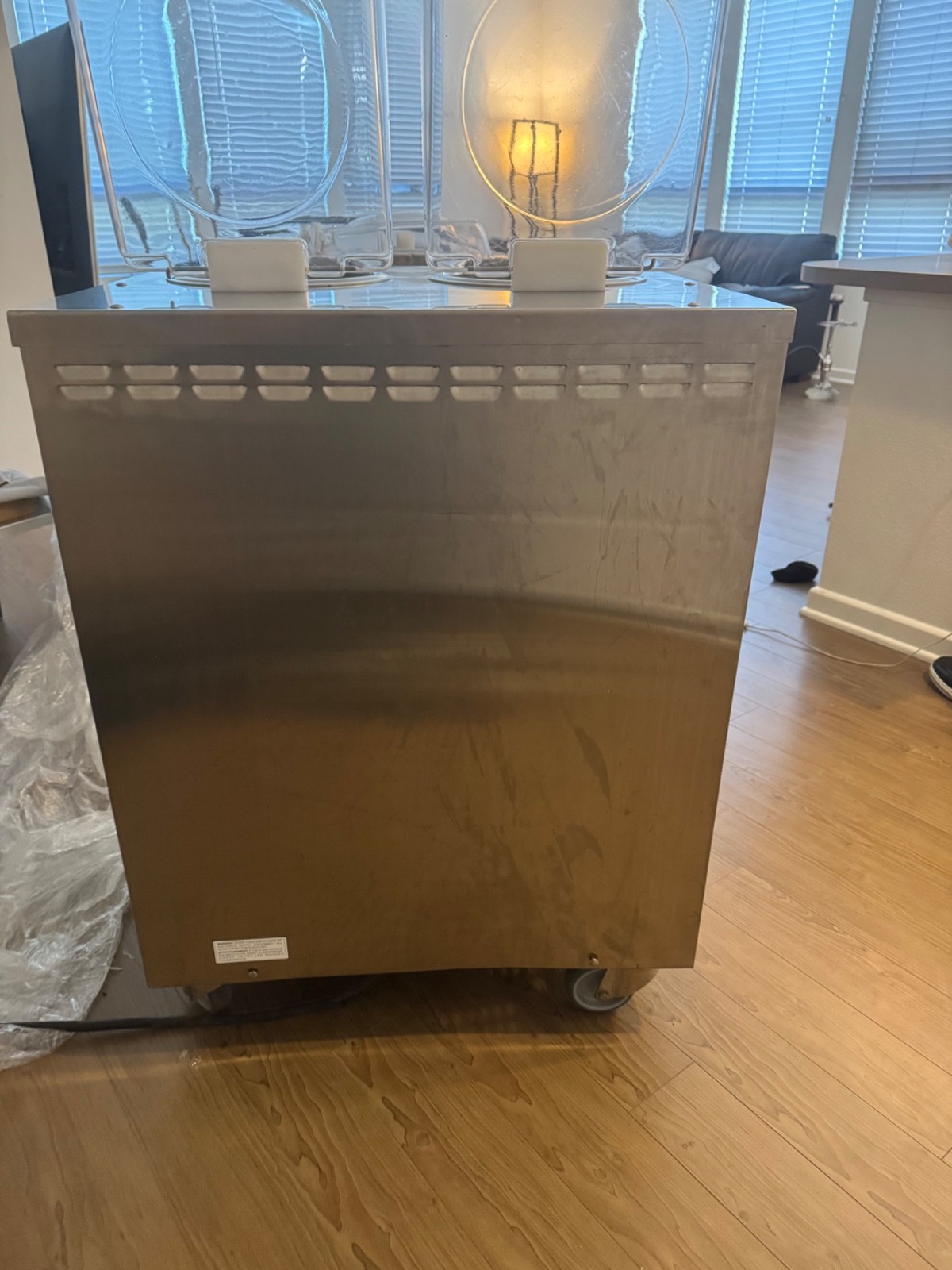BG Italy INST21 2 Pot Ice Cream/Gelato Machine (Makes ACAI BOWLS)