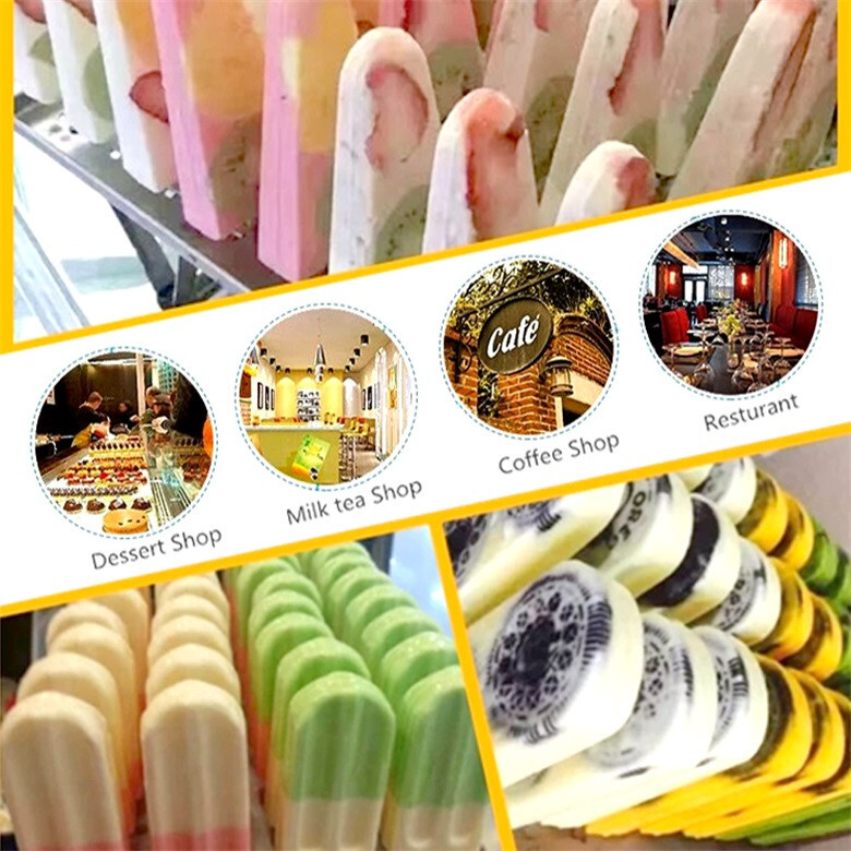 Kolice Commercial 4 Mold Sets ice Cream Popsicle Machine,ice pop maker,ice bars