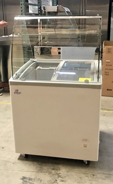 NEW 31″ Ice Cream Popsicle Glass Dipping Freezer Showcase Display Commercial NSF