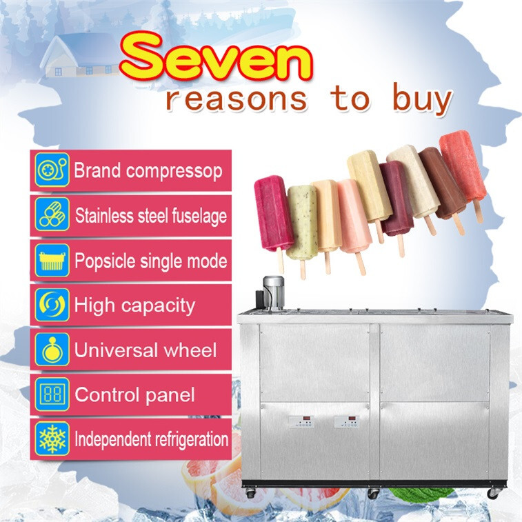 Kolice Commercial 8 Brazilian Slim Design Ice Sticks Popsicle Machine,Ice bars