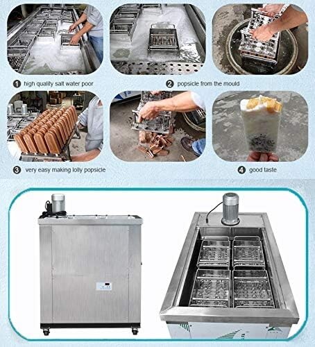 Kolice Commercial 4 mold sets ice popsicle stick making machine ice bars