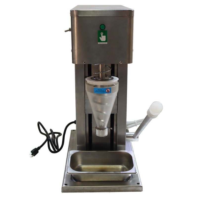Fruit Ice Cream Machine Commercial Spiral Blender Mixer Easy Jet Wash w 2 Cups