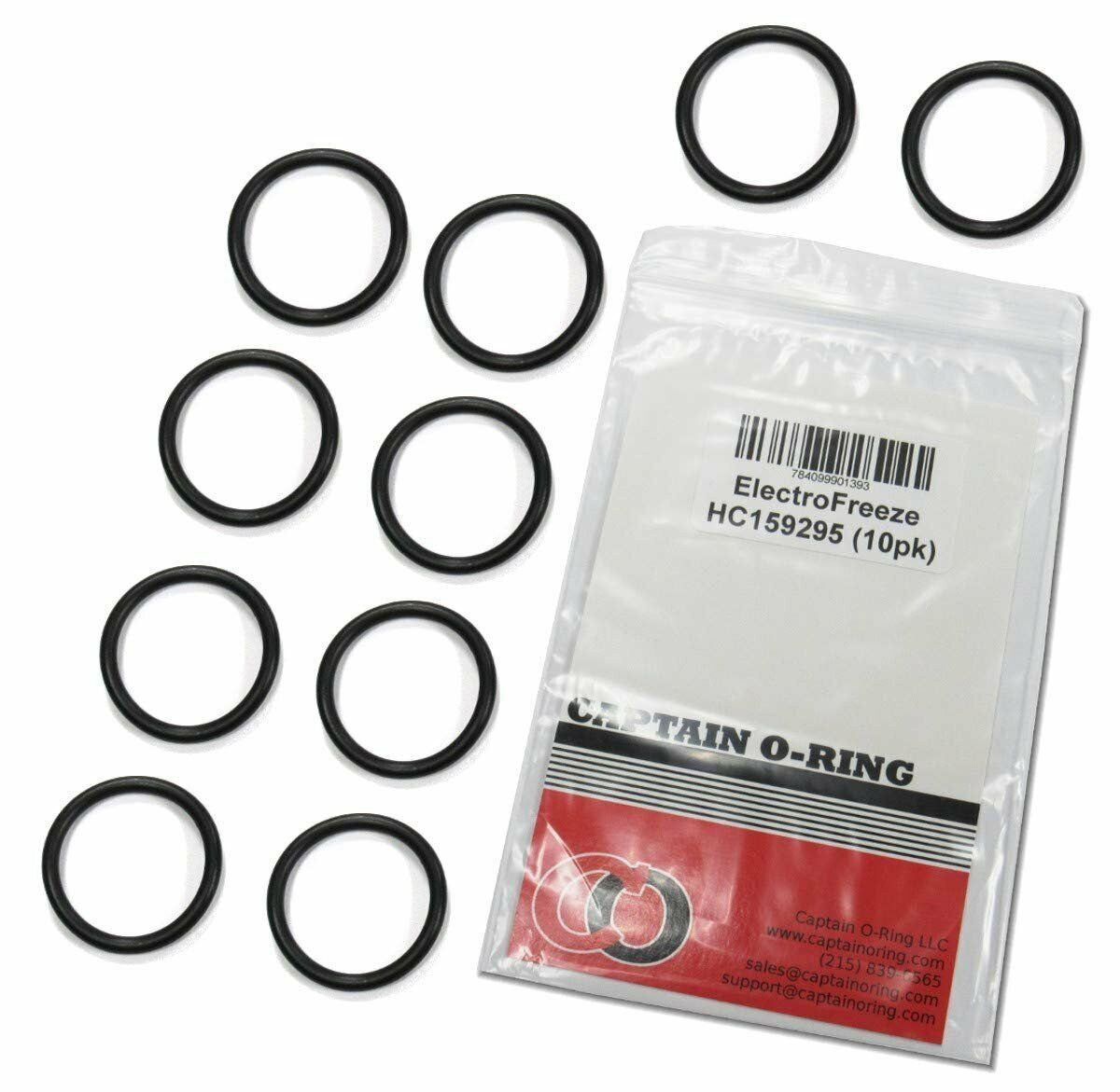 Captain O-Ring – Replacement Electro Freeze HC159295 O-Rings (10 Pack)
