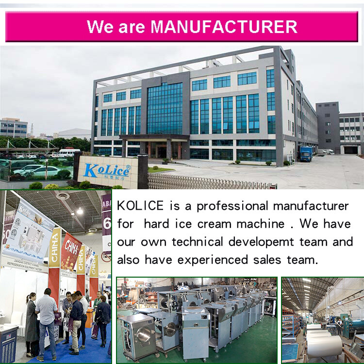 Kolice Commercial Countertop Hard ice Cream Machine,Water Ice Machine