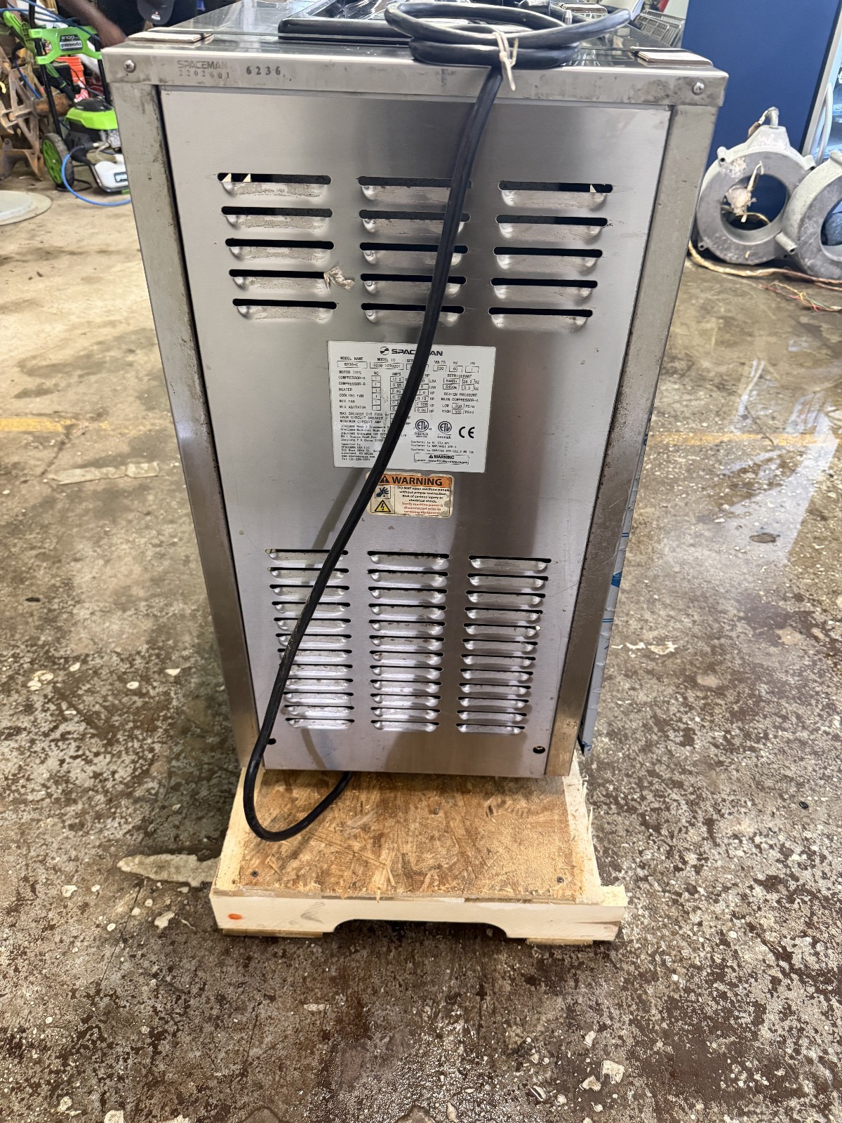 2022 Spaceman 6236-C Soft Serve Ice Cream Machine W 1 Hopper, Countertop