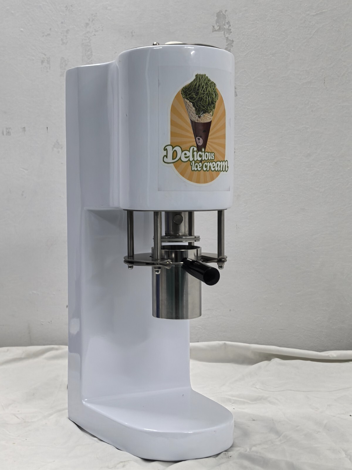 Commercial Spaghetti Ice Cream Maker Machine 4 Molds Stainless Steel 110V-220V