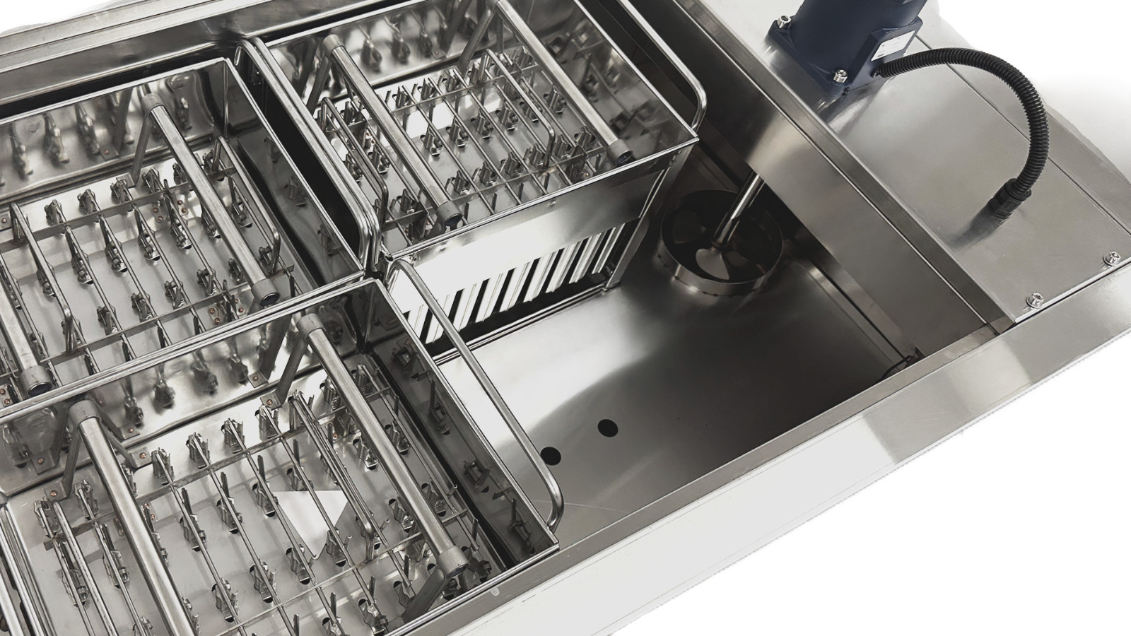 EKS Commercial Popsicle Maker Machine 750pcs/h with 2 Molds 3000W