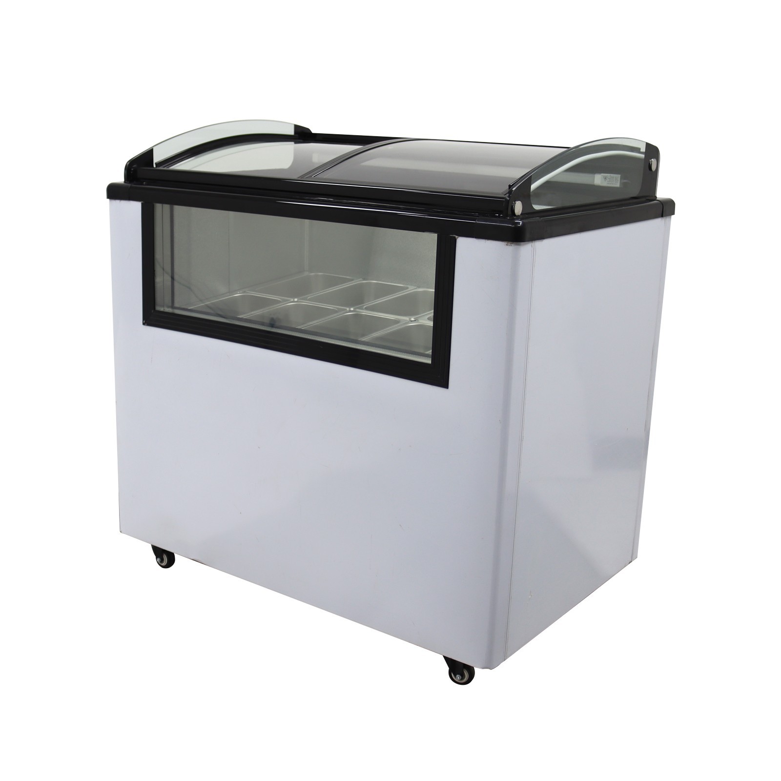 136L(35.93gallon) Ice Cream Showcase with 10 Pans And LED Light 330W 110V