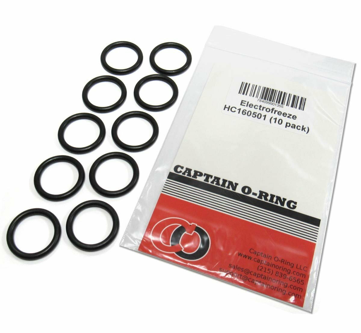 Captain O-Ring – Replacement Electro Freeze HC160501 O-Rings (10 Pack)