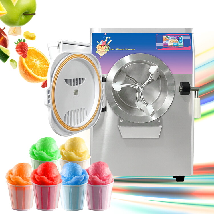 Kolice Commercial Countertop Hard ice Cream Machine,Water Ice Machine