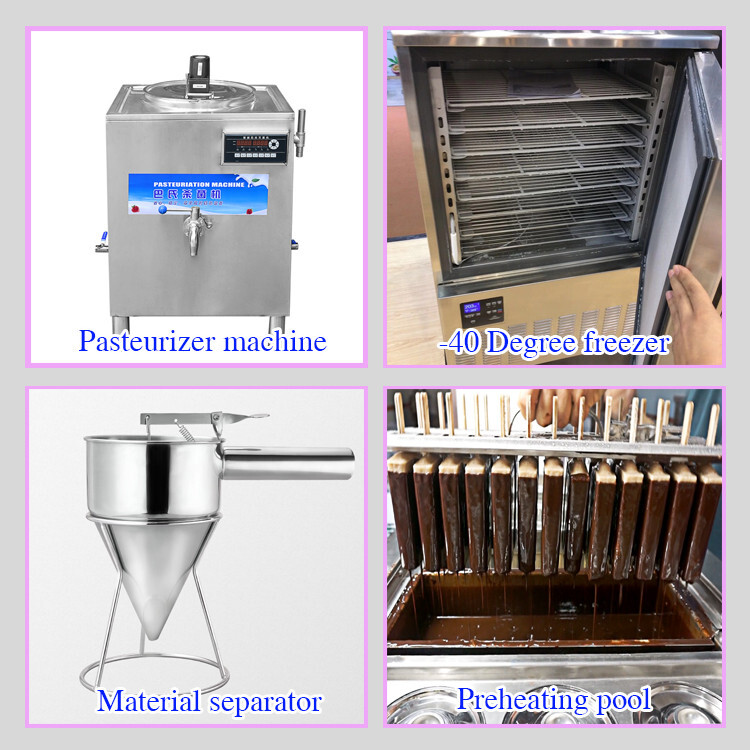 Kolice Commercial 2 Brazilian slim mold ice Popsicle Machine,ice Lolly Machine