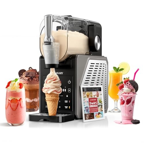 Slush Drink Maker 85oz Ice Cream Machine LED Programs