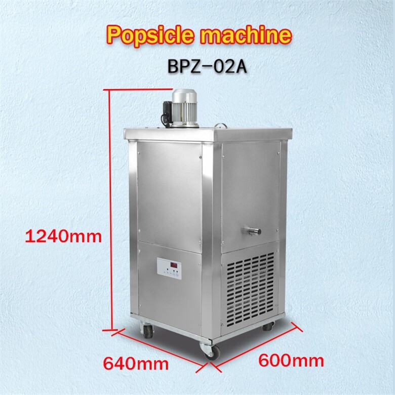 USA 2 Slim Molds ice Popsicle Machine, ice pop Machine,ice Lolly Making Machine