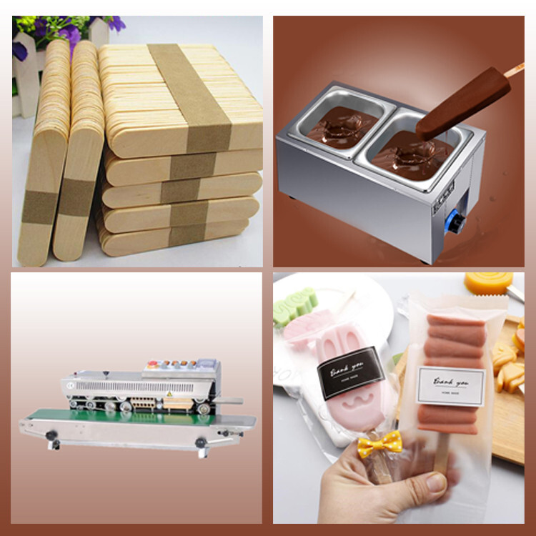 Kolice Commercial 2 Brazilian slim mold ice Popsicle Machine,ice Lolly Machine