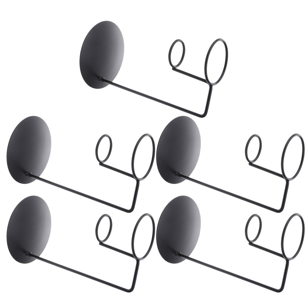 5pcs Iron Ice Cream Cone Holder – Mini Single Waffle Cone Display Stand for