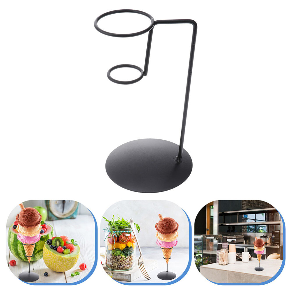 3Pcs Ice Cream Cone Holder Egg Cone Holder Iron Cone Holder Stand