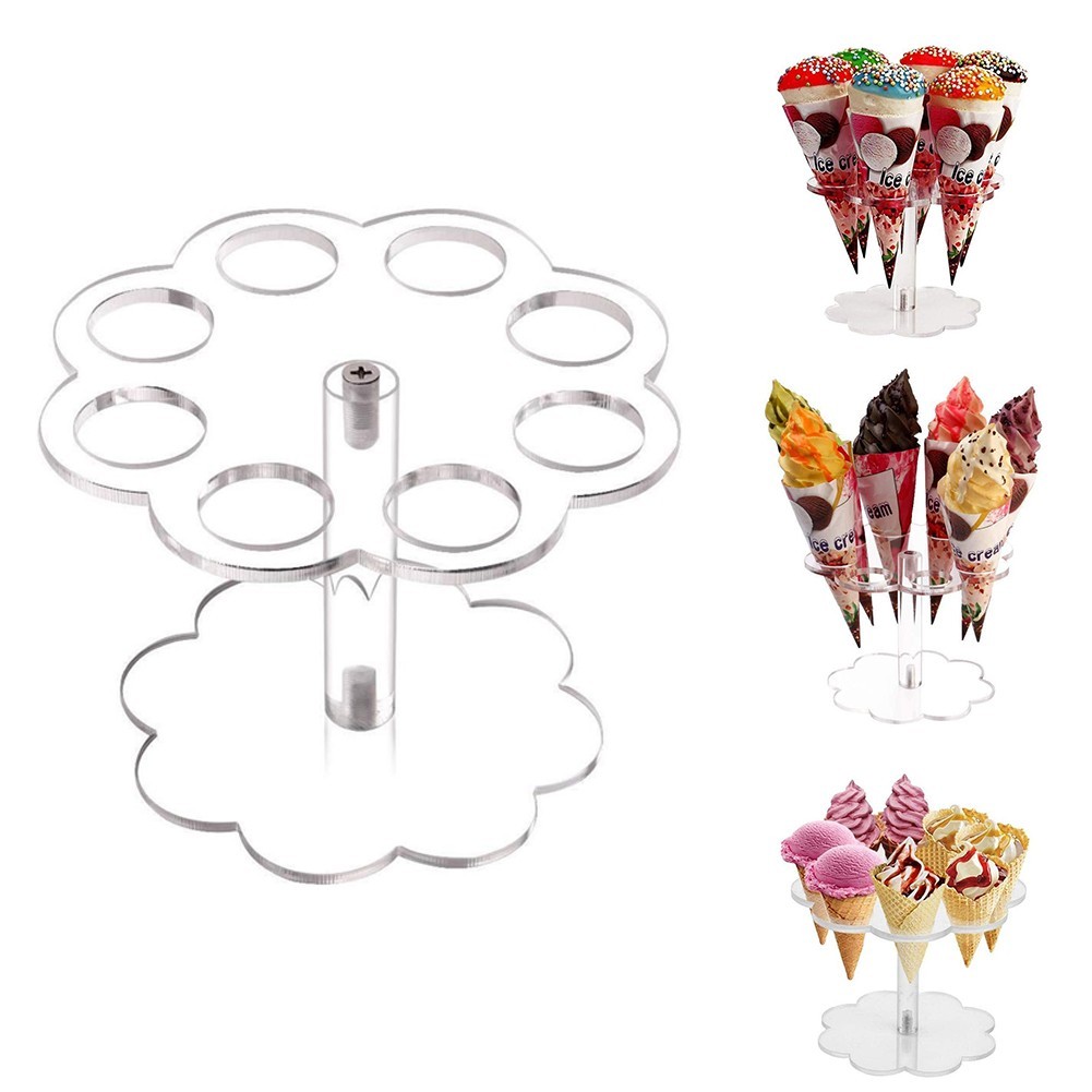 Ice Cream Cone Holder Chip Cone Holder Counter Top DIY Decoration Replacement