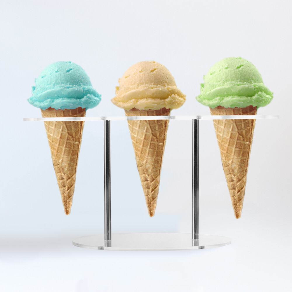 Ice Cream Display Rack Sushi Roll Display Stand DIY Ice Cream Cone Holder