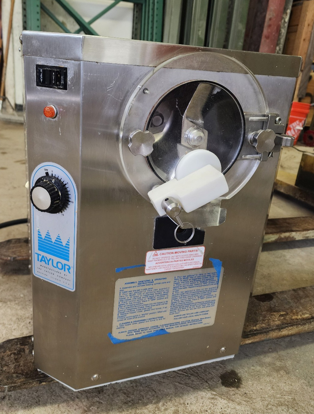 2017 Taylor 104-12 Countertop Batch Ice Cream Freezer 115V